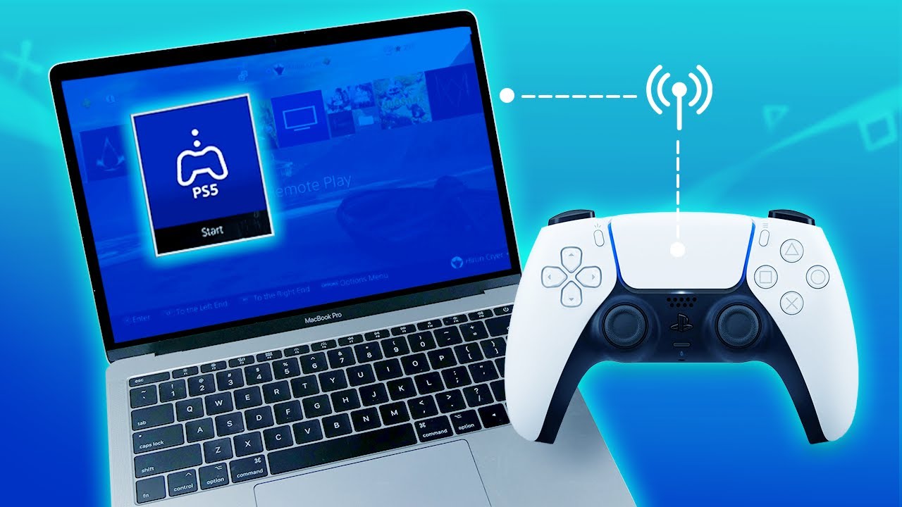 Connecting a PS5 controller to a Mac